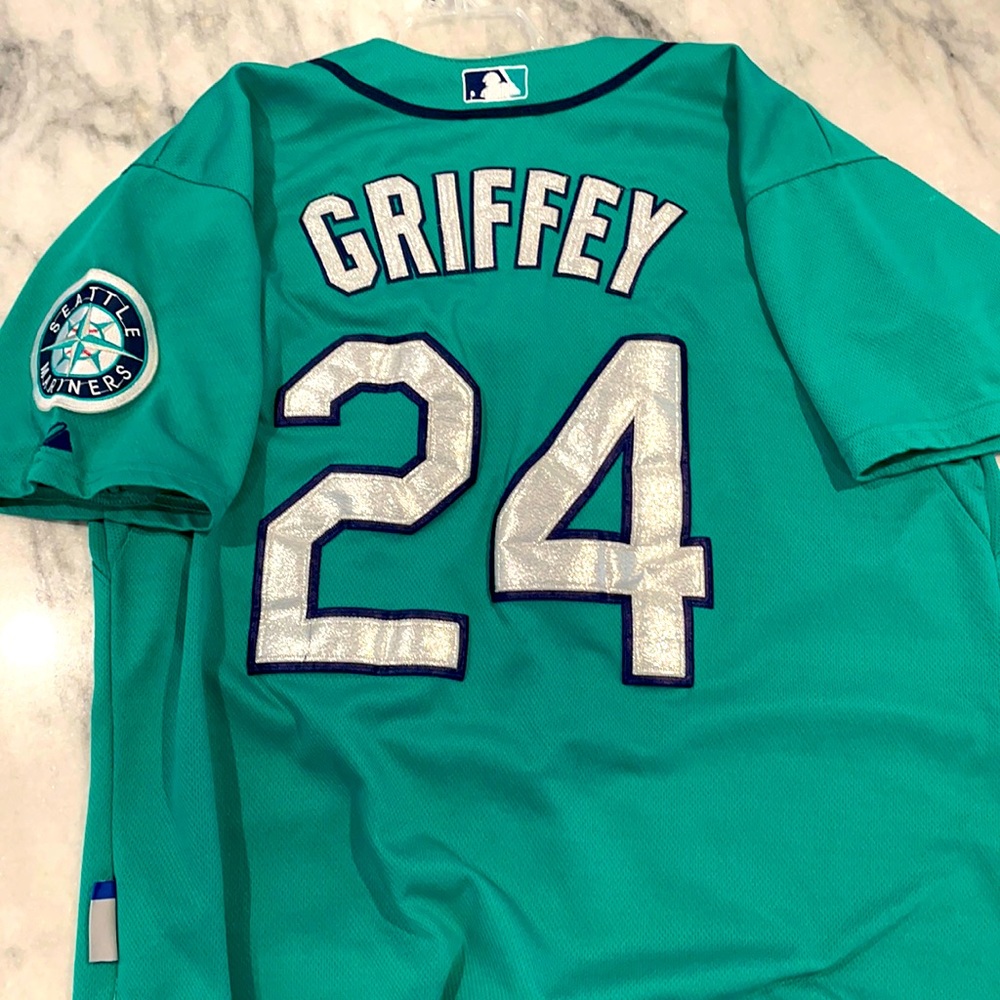 Ken Griffey Jr Seattle Mariners Teal Jersey MLB